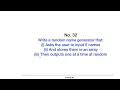 Tutorial 9 on Python Programs - 1-D
