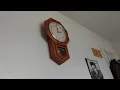 Sterling and Noble Schoolhouse Regulator Clock with Westminster Chimes