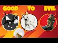 Lagu Disney's Bolt Characters Good To Evil!😇😈⚡️🐕‍🦺🐈‍⬛🐹