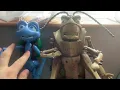 Thinkway Toys A Bugs Life interactive Talking Action Figures Flik And Hopper With 100 Phrases