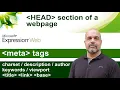 Expression Web Head section Meta tags - Cambridge ICT IGCSE 0417 Web Design