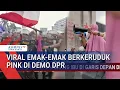 Download Lagu Lantang Emak-Emak Berkerudung Pink Bawa Bendera Hadang \u0026 Barikade Polisi
