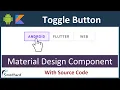 Material Toggle Button Android Studio Tutorial Kotlin