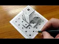Zentangle Inspired 3d Illusion Art - 2d To 3d Patterns