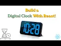 Simple React Digital Clock UI Tutorial MYG CODING 3-Minute Tutorial