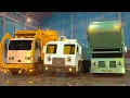 Download Lagu Learn About Waste Recycling and Disposal with George, Toby \u0026 Teal the Garbage Trucks | A DAY AT WORK