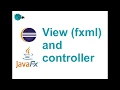 Create a text editor Java - Create the view fxml and its controller