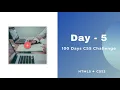 Day 5 Card hover effect 100 Days CSS Challenge
