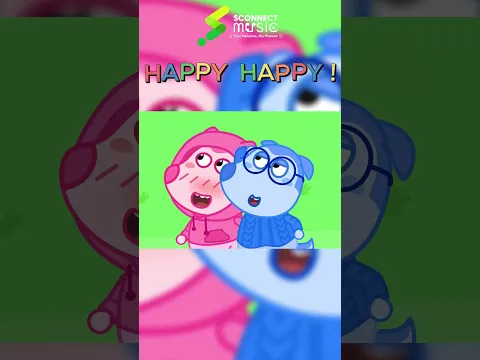 HAPPY HAPPY #3d #shorts #childrenssongs