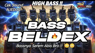 dj cek sound full bass 2026 paling serem bassnya versi bledex 