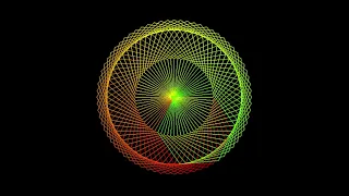 Colorful Circular Pattern with Python s Turtle Module