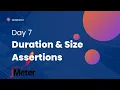 JMeter 7 Duration Size Assertions in JMeter