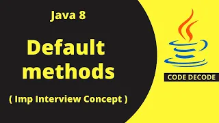 Java 8 new feature - Default methods Code Decode