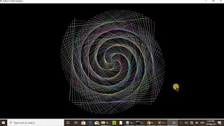 Python Turtle Graphics - Beautiful Geometrical pattern