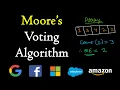 Moore voting algorithm