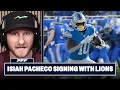 Isiah Pacheco Signing With The Lions PFF NFL Show