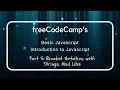 freeCodeCamp s Using Bracket Notation on Strings Mad Libs Intro to Javascript 5