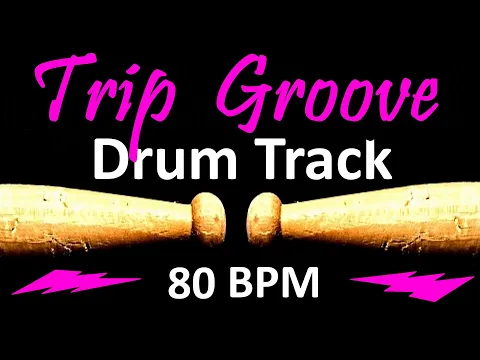 Download MP3 Trip Groove Drum Track 80 BPM Rock Drum Beat for Bass Guitar Backing Tracks, Drum Beats Instrumental