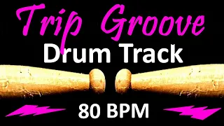 Download Trip Groove Drum Track 80 BPM Rock Drum Beat for Bass Guitar Backing Tracks, Drum Beats Instrumental MP3