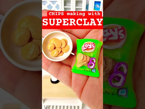 ❌ Don't Eat These! Mini Lays Chips Made with Super Clay ❤️ | DIY Miniature Clay Art and Craft Idea