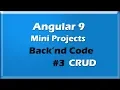 angular 9 crud with local JSON server Angular 9 mini projects angular get post delete put