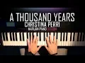 How To Play: Christina Perri - A Thousand Years | Piano Tutorial Lesson + Sheets