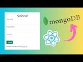 Using React Send Form Data to MongoDB Database POST API in Nodejs MERN Stack Restful APIs