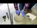 DIY Portable PVC Concrete Flag Stand