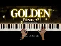 Lagu Golden (KPop Demon Hunters OST) - HUNTR/X | Piano Cover with PIANO SHEET