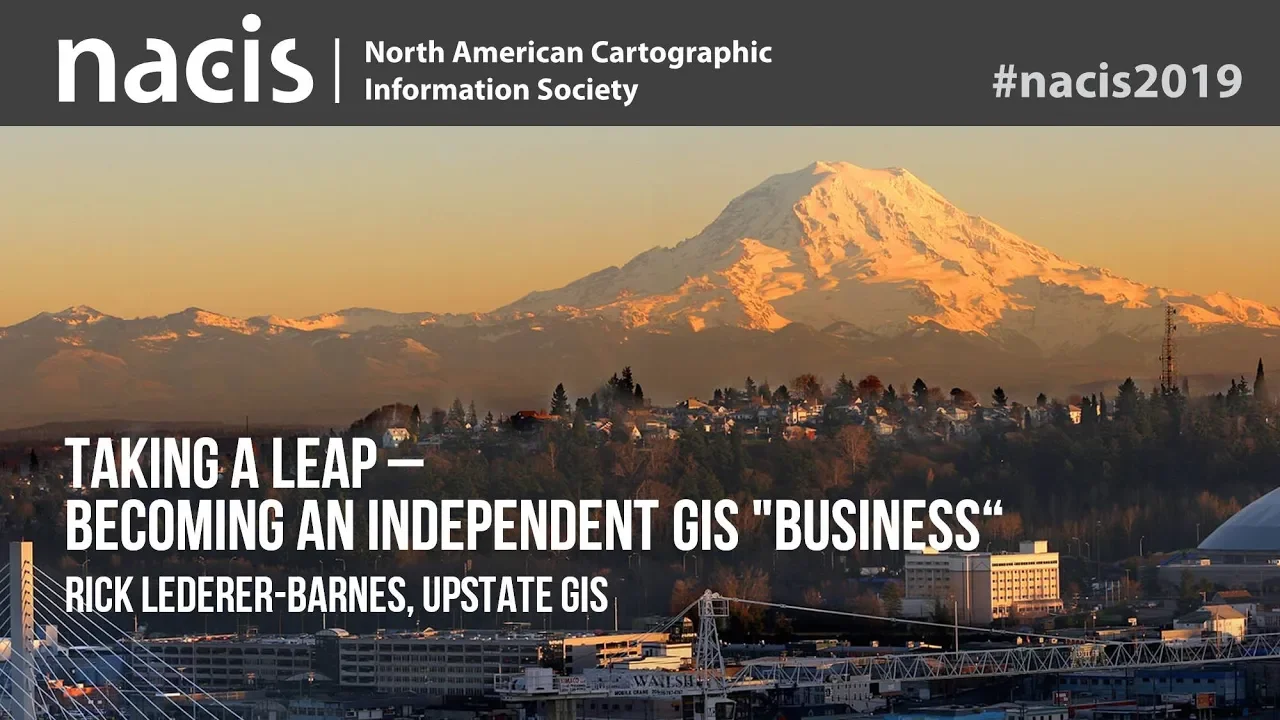 Taking a leap – becoming an independent GIS "business"