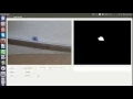 Detect motion by background differencing