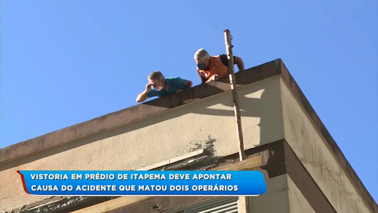 Engenheiro, especializado faz nova vistoria no prédio onde sacada desabou