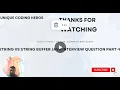 String vs String buffer java interview Question part-9