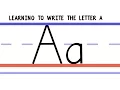Write the Letter A - ABC Writing for Kids