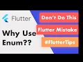 What is enum why should we use it in Flutter
