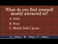 Are you lesbian Bisexual or straight Testing IQ