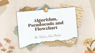 Let s Learn About The Concepts Of Algorithm Pseudocode And Flowchart