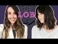 FALL HAIR FOR BRUNETTES WITH BABYLIGHTS LOB HAIRCUT WITH BANGS