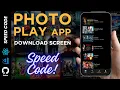 React Native Speed Coding Photo Play App s Download Screen Tutorial