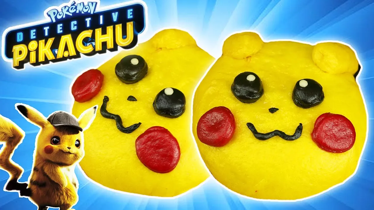 DULCE de PIKACHU relleno de CHOCOLATE de DETECTIVE PIKACHU! POKEMON