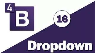 16 - Bootstrap 4 Tutorial Components Dropdowns