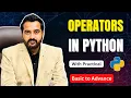 Types of Operators in Python Explained in Hindi Python Operators with Examples Python Tutorial