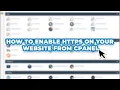 How to enable and force website HTTPS redirect from cPanel