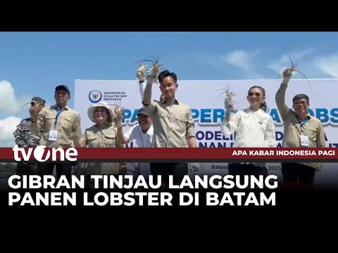 Gibran Bersama Titiek Soeharto Tinjau MBG dan Panen Lobster di Batam