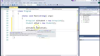 IS303 C ArrayList of Objects