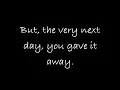"Last Christmas" (Glee Cast Version) - Lyrics