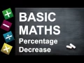 How to Work out Percentage Decrease