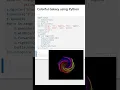 Create a Stunning Colorful Galaxy with Python Python Creative Coding Project