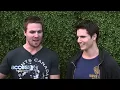 Stephen Amell Robbie Amell What Were They Like Growing Up Comic Con 2013