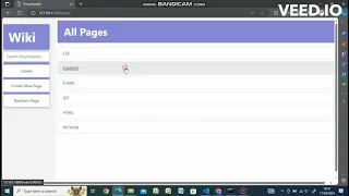 Harvard CS50 Web Project 1 Wiki